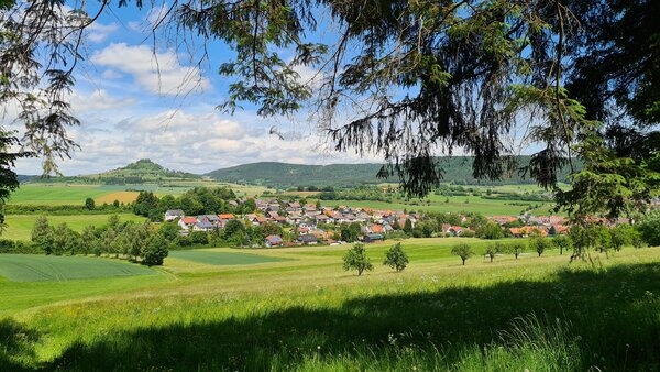 Seitingen-Oberflacht, Stadtansicht, Hohenkarpfen, Landschaft (1)