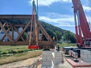Bild vergr&ouml;&szlig;ern: Einschub Behelfsbr&uuml;cke L 277