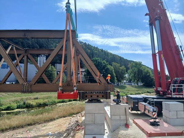 Einschub Behelfsbr&uuml;cke L 277